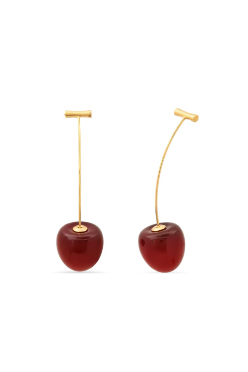Cherry and Stem Earrings