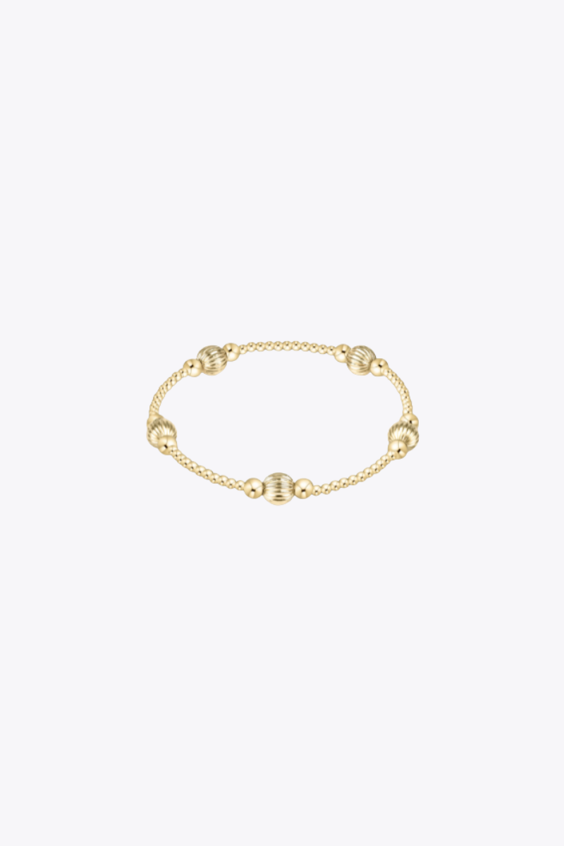 Purpose Dignity 6mm Bead  Bracelet - Gold