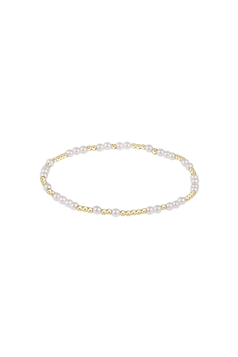 EXTENDS Hope Unwritten 3mm Bead Bracelet - Pearl