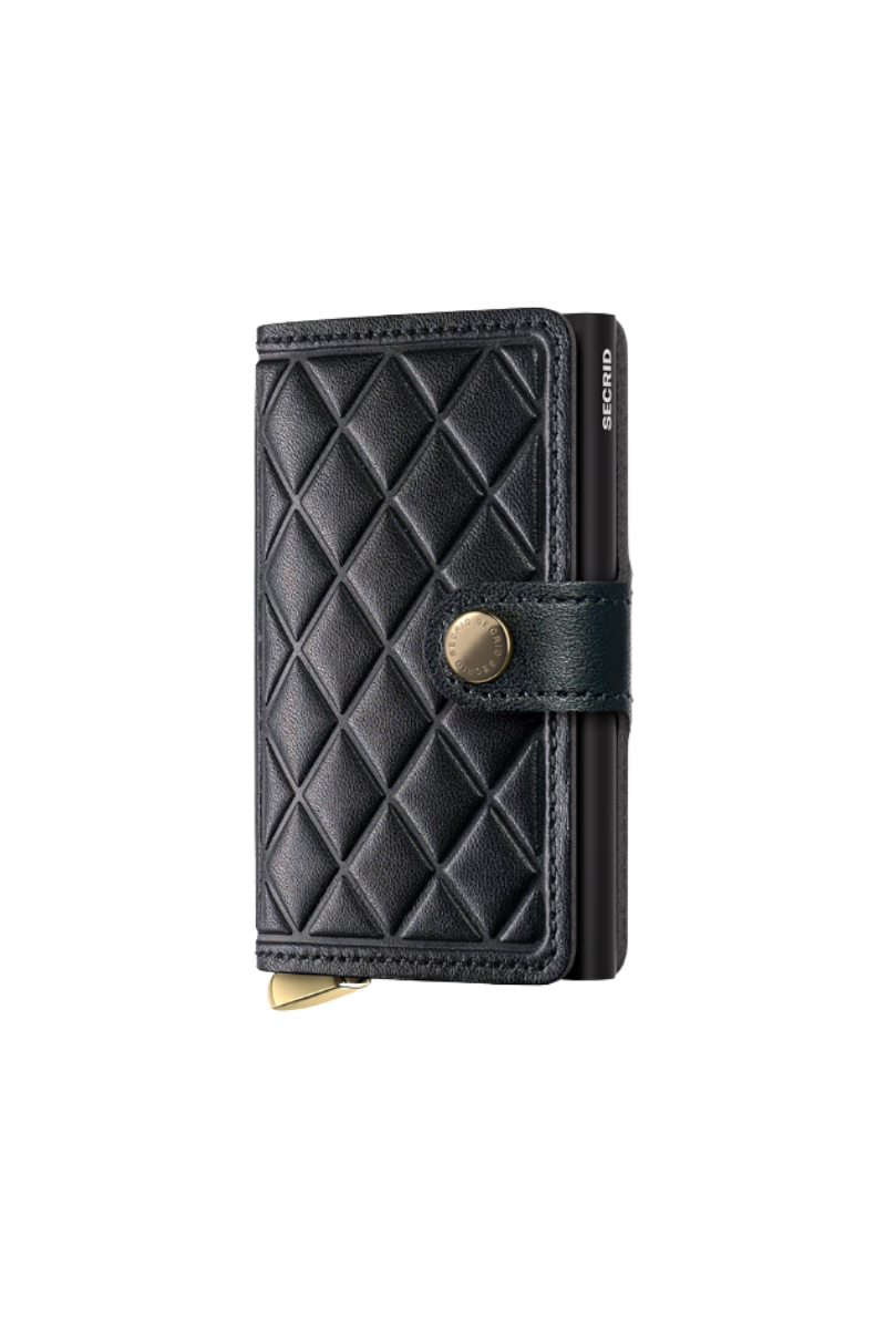 Premium Miniwallet - Emboss Diamond Black
