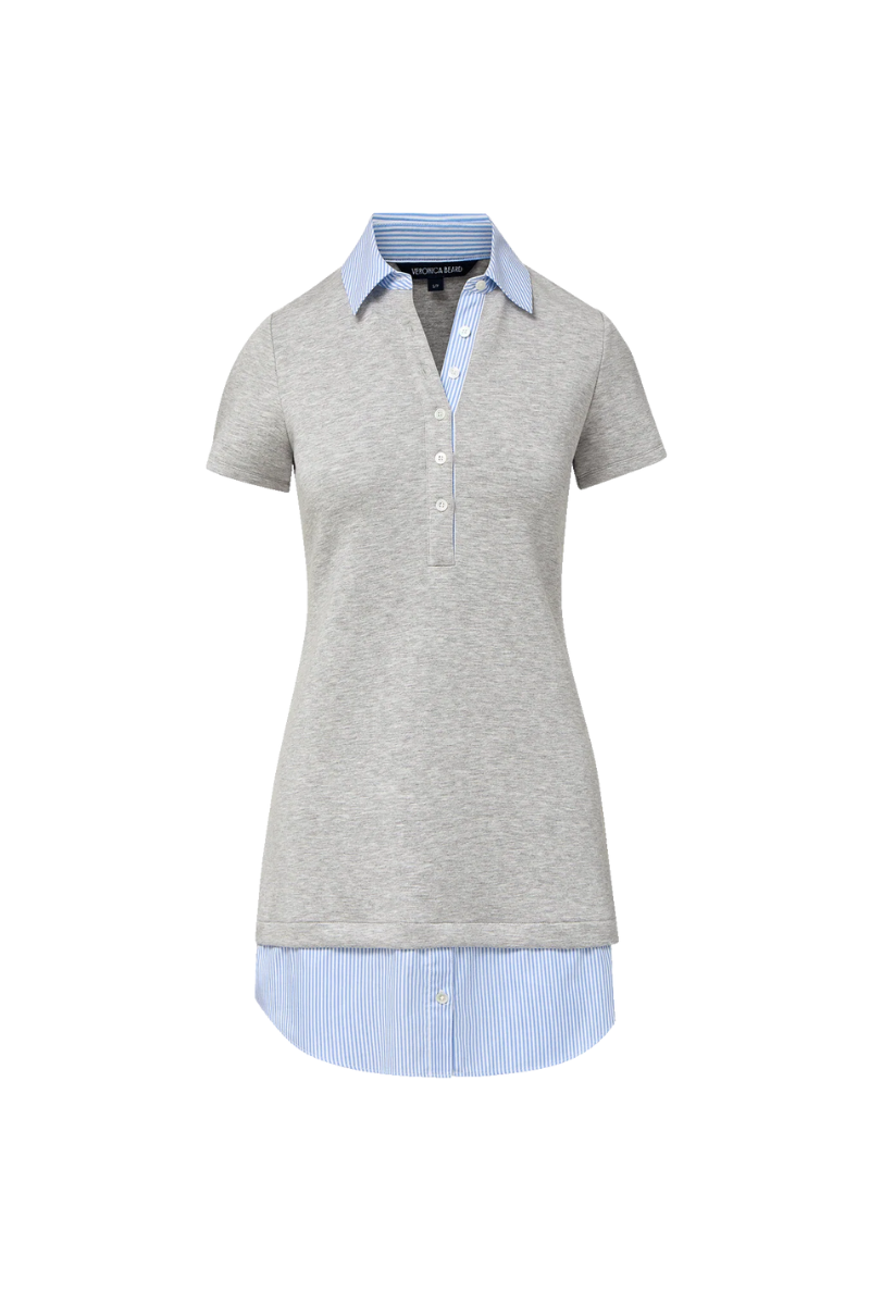 Kenwood Mixed-Media Mini Dress