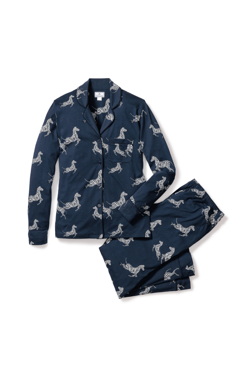 Pima Zebre De Nuit Pajama Set