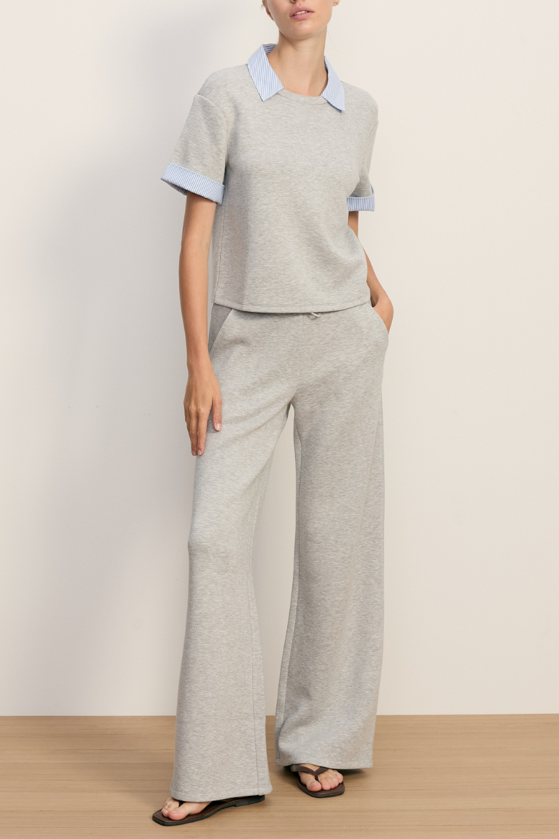 Stuyvesant Mixed Media Top