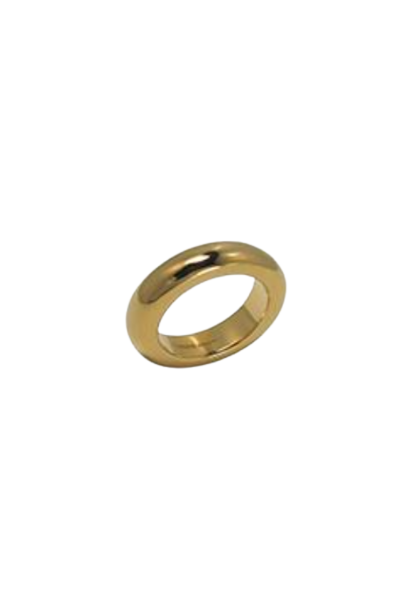 Gold Polished Gold Ring