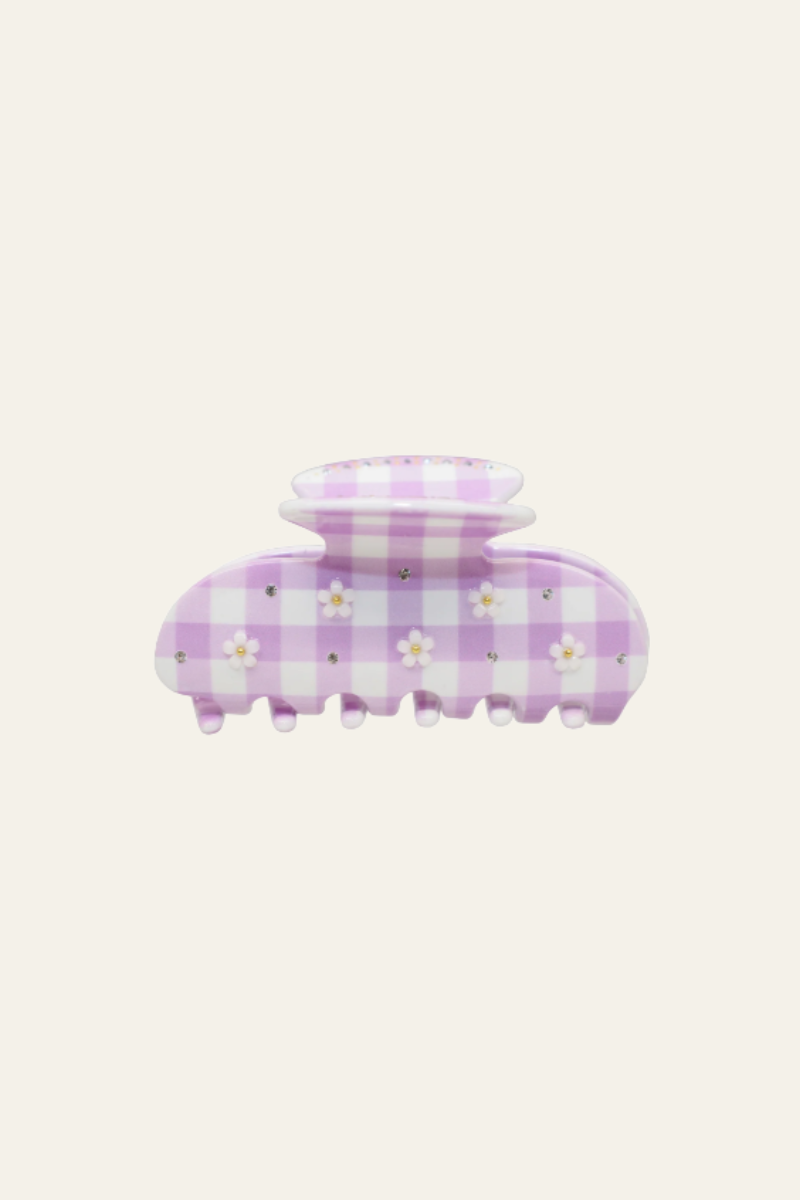 Sweetheart Clip in Daisy Pink Picnic