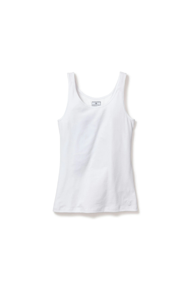 Pima Tank Top White