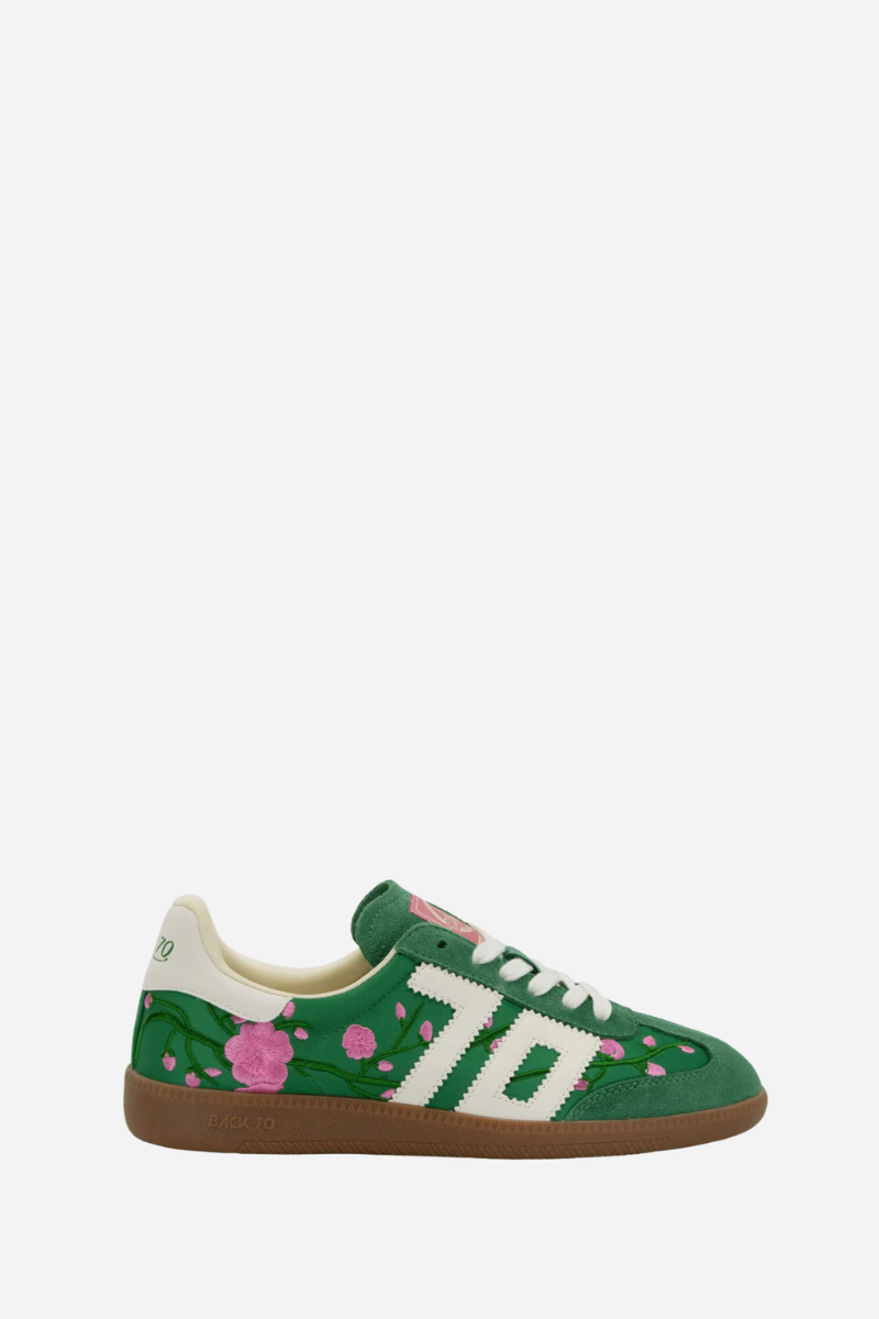 Back 70 Streetwear Ghost C26 in Floral Green Sneakers