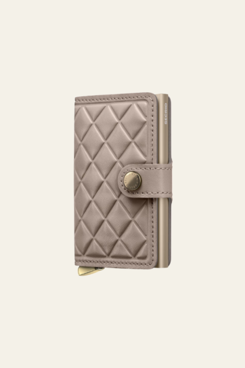 Premium Miniwallet - Emboss Diamond Chalk