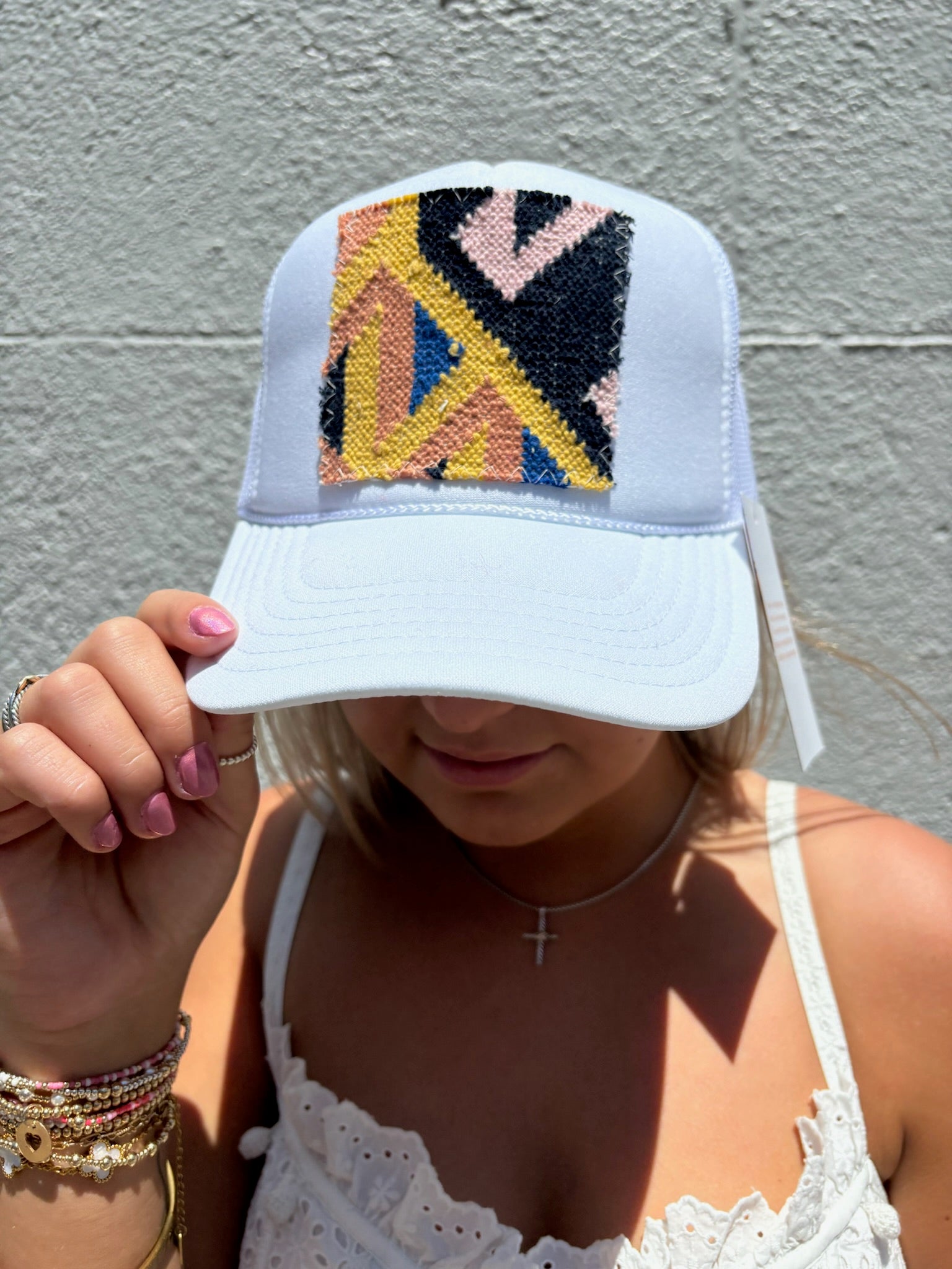 Kilim Patch Trucker Hat