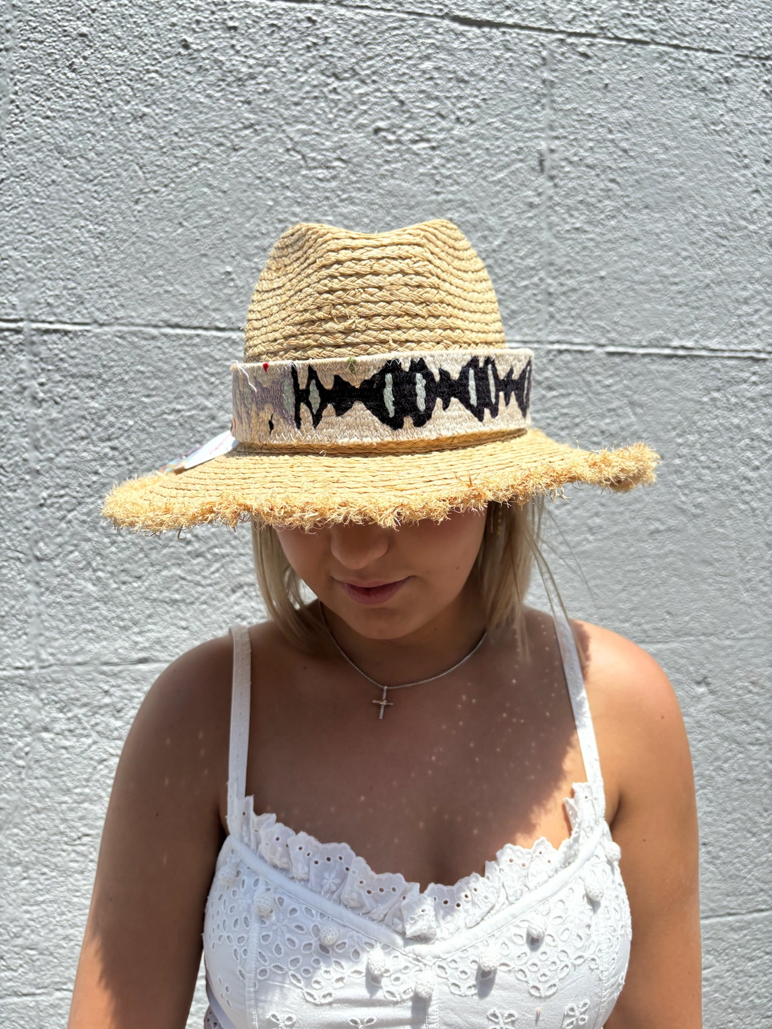 Mini Raffia Straw Hat