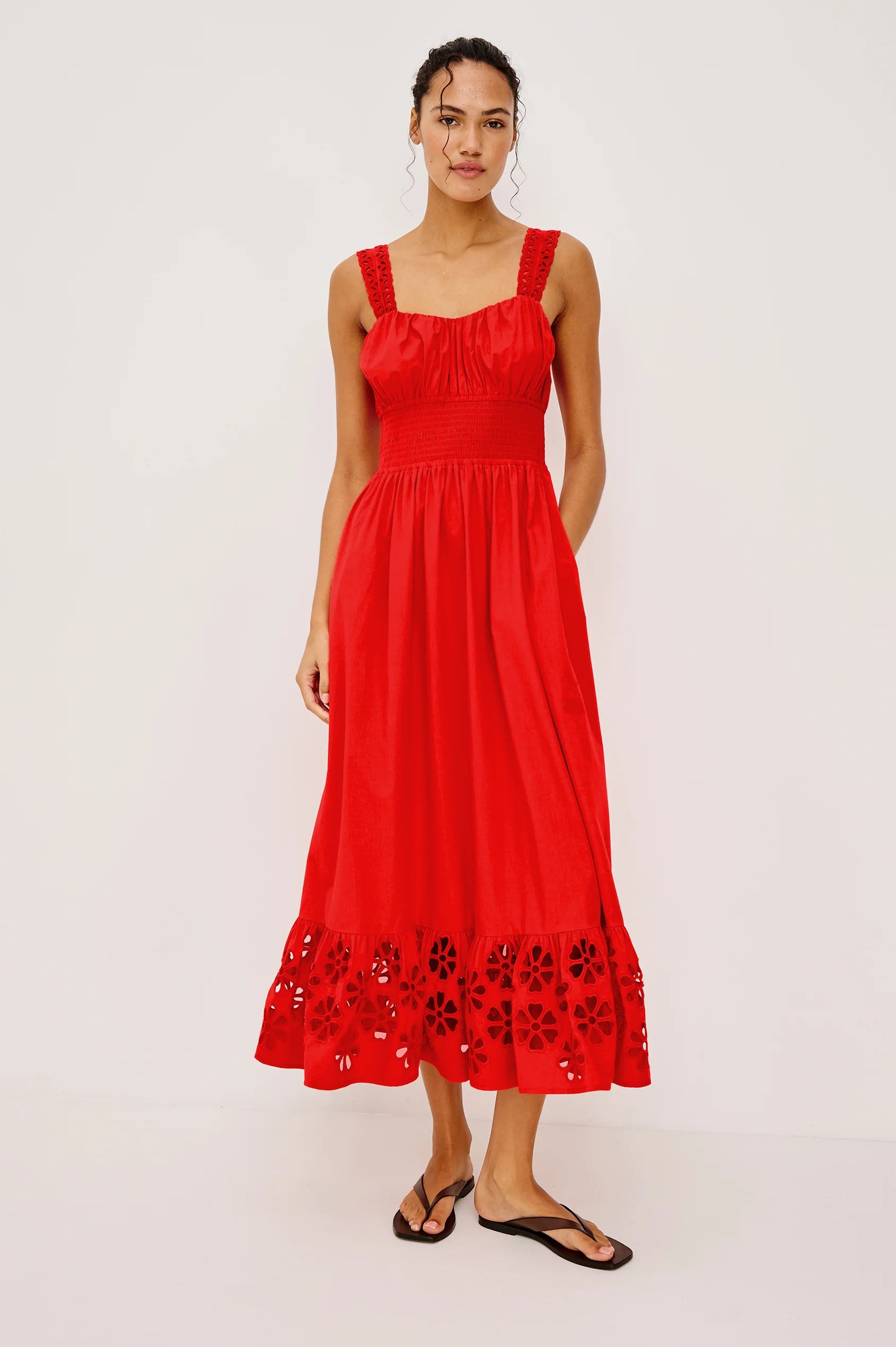 Moira Dress Scarlet
