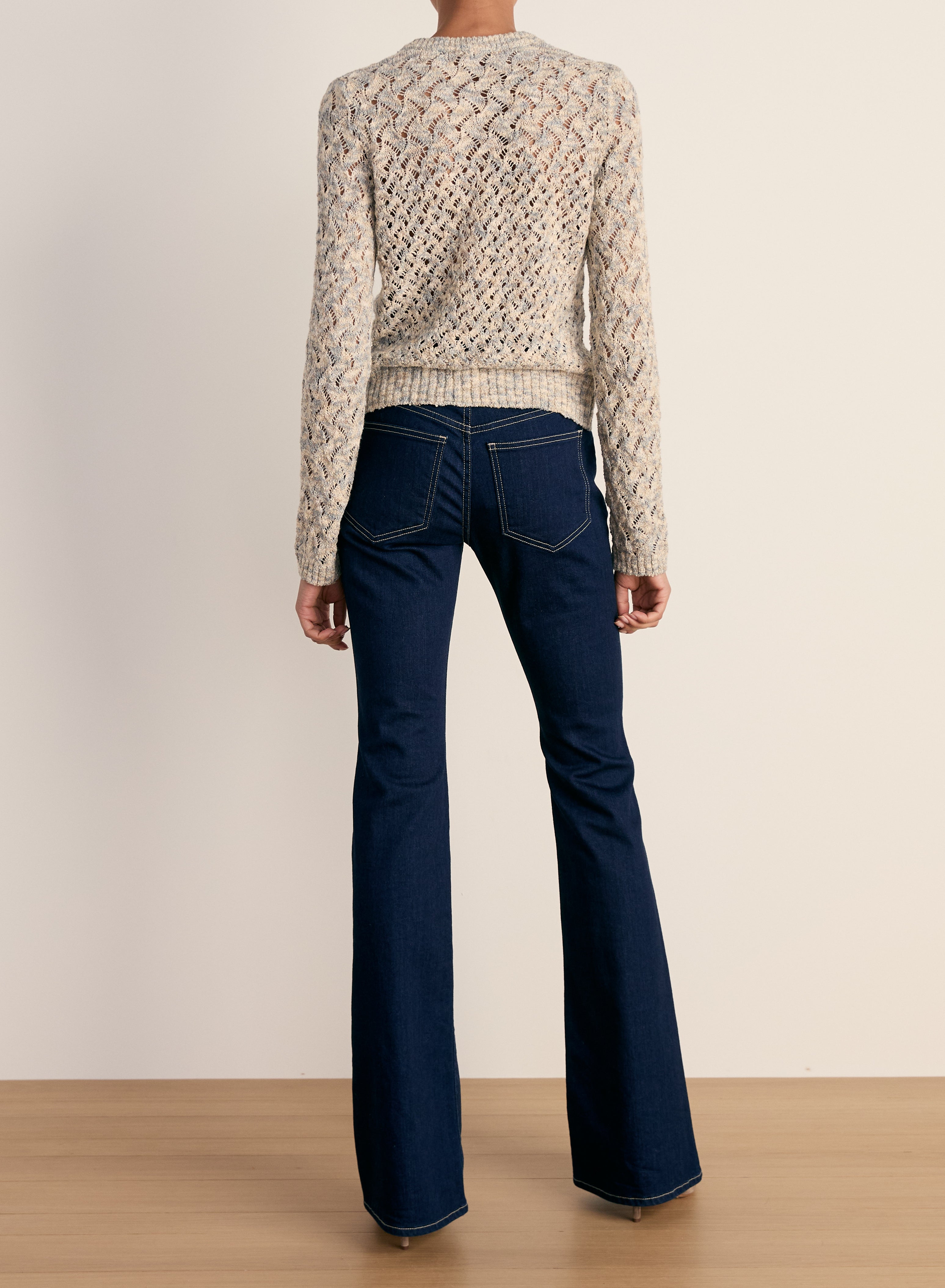BEVERLY MID RISE SKINNY FLARE