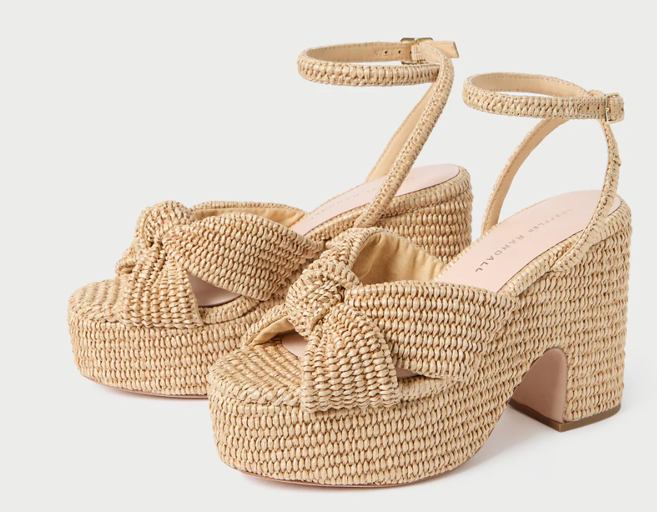 Liza Natural Platform Sandal