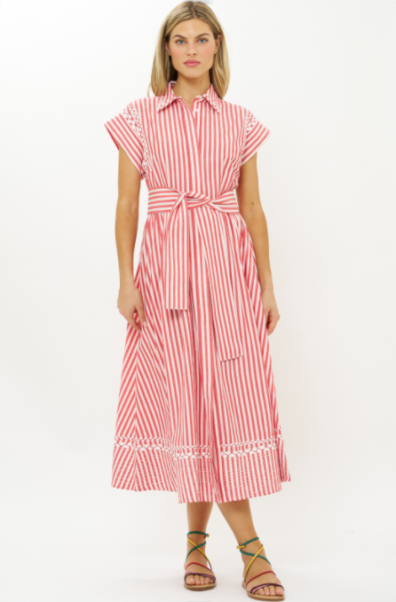 Belted Shirt Dress