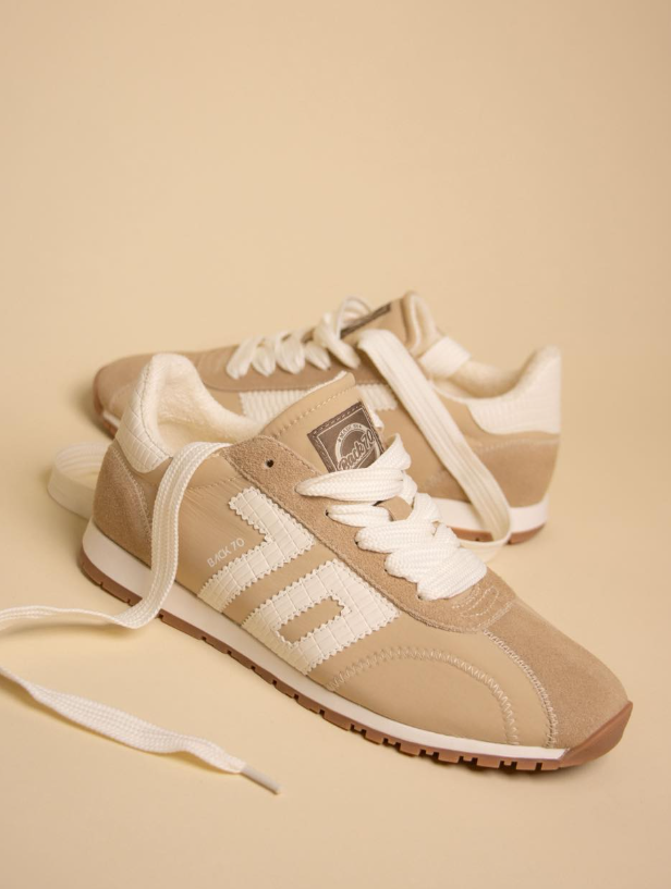 Back 70 Streetwear Asian Sneakers Almond
