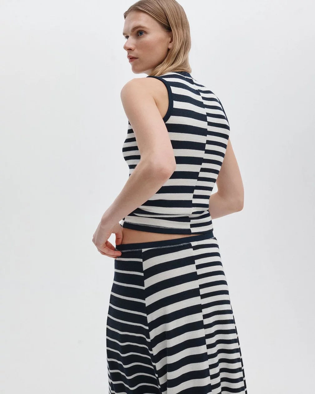 Knit Mixed Stripe Tank