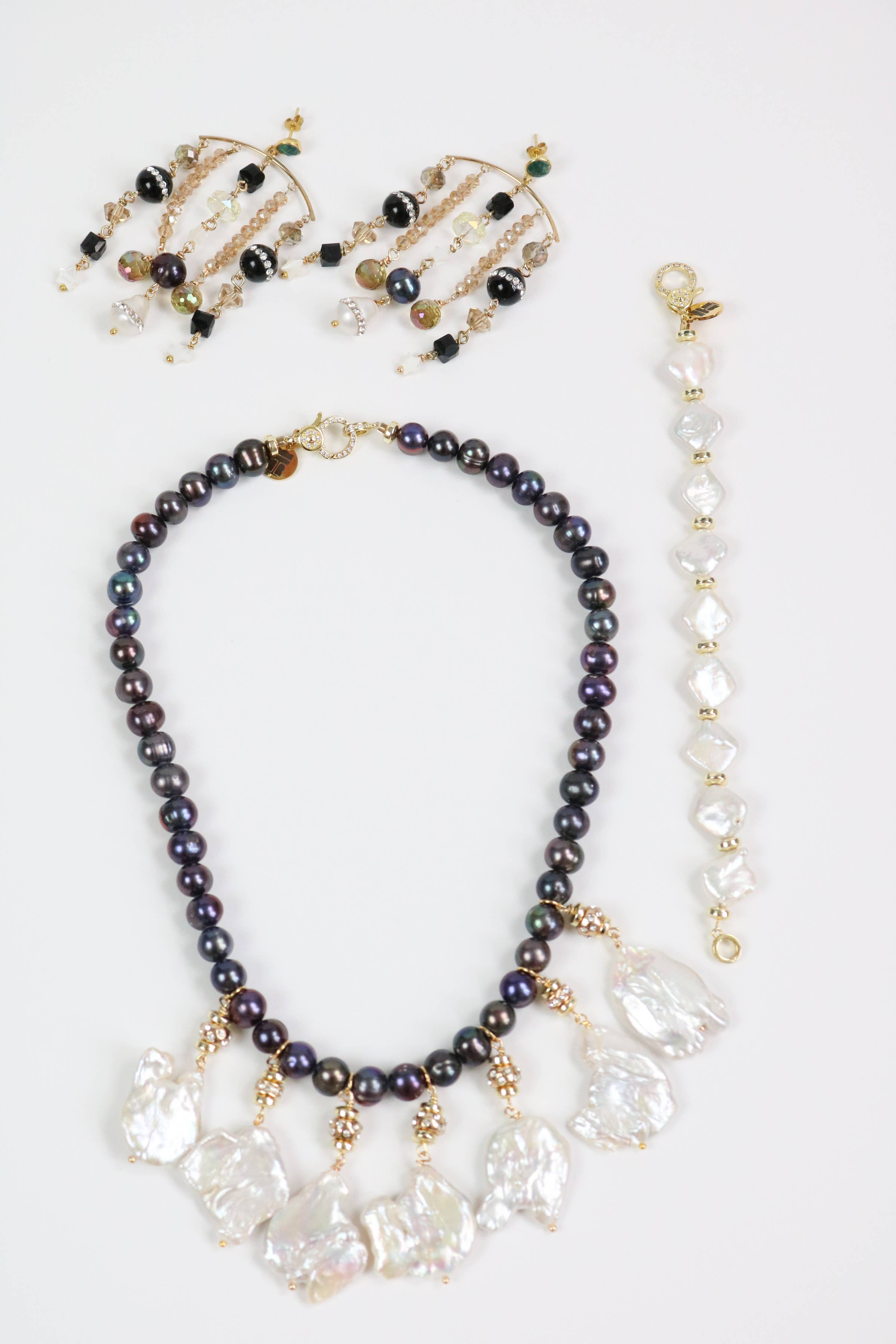 Moonlight Muse Freshwater Pearl Bracelet