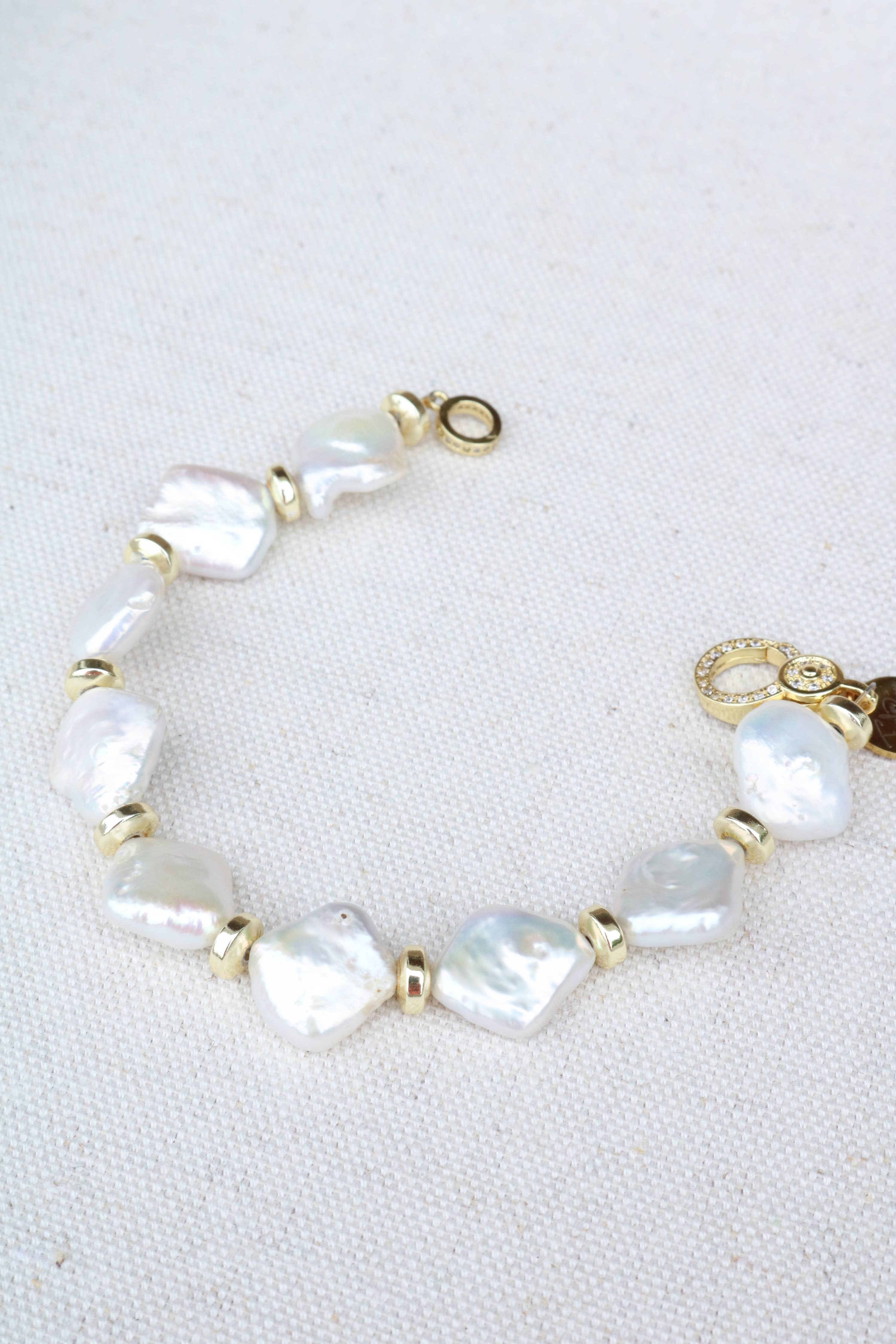 Moonlight Muse Freshwater Pearl Bracelet