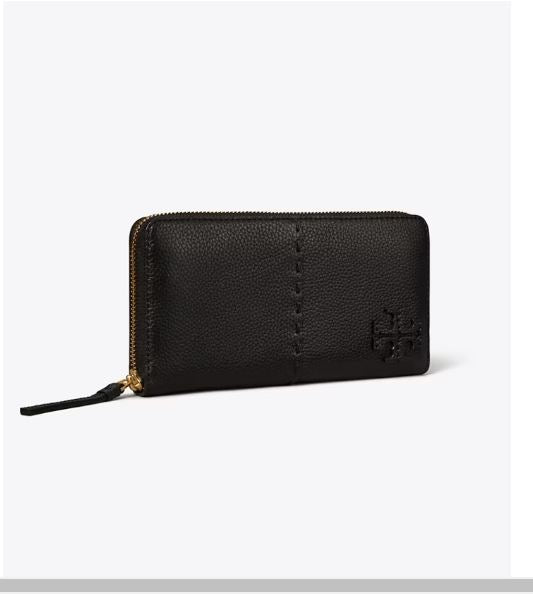 McGraw Zip Continental Wallet
