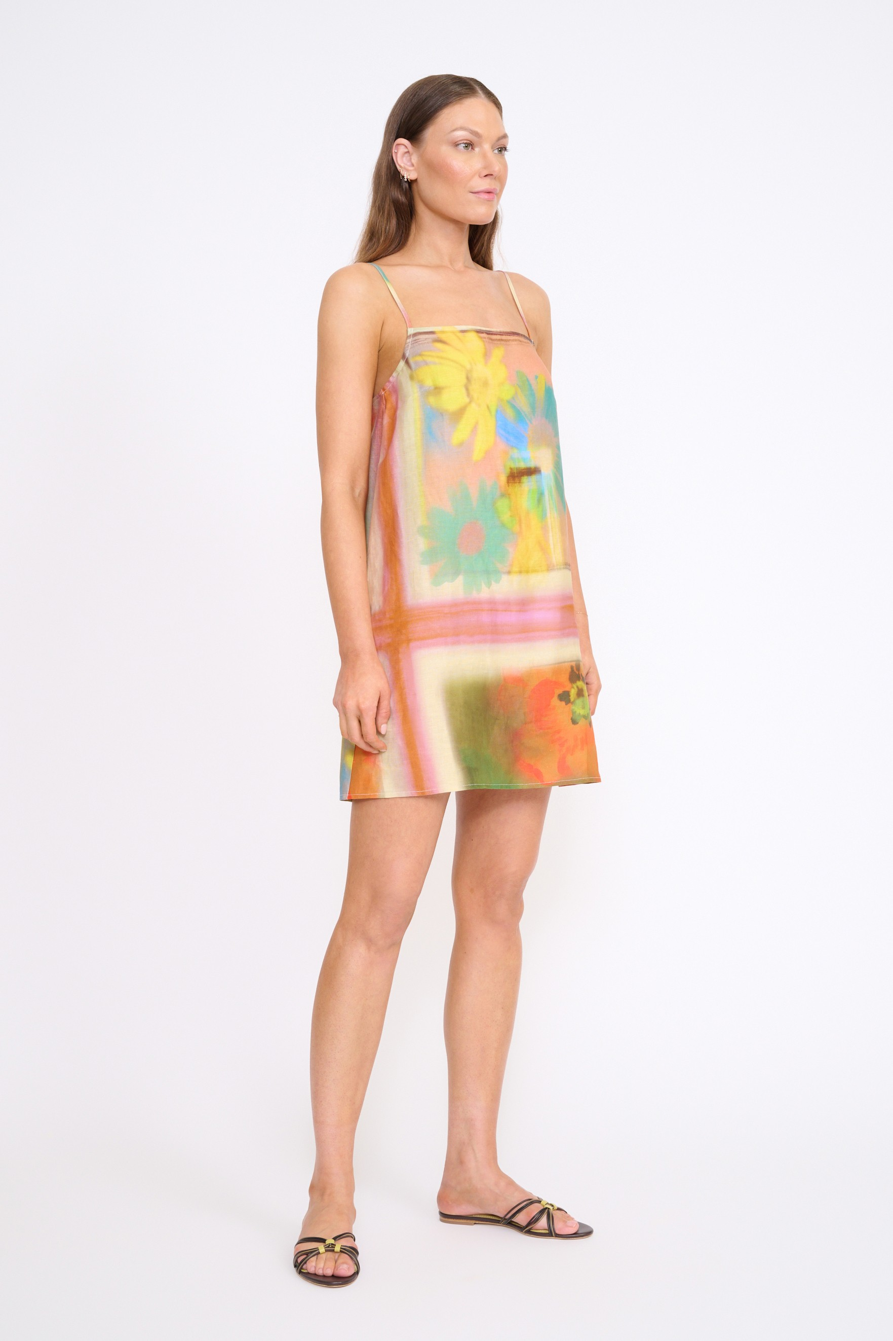 Laura Linen Mini Dress