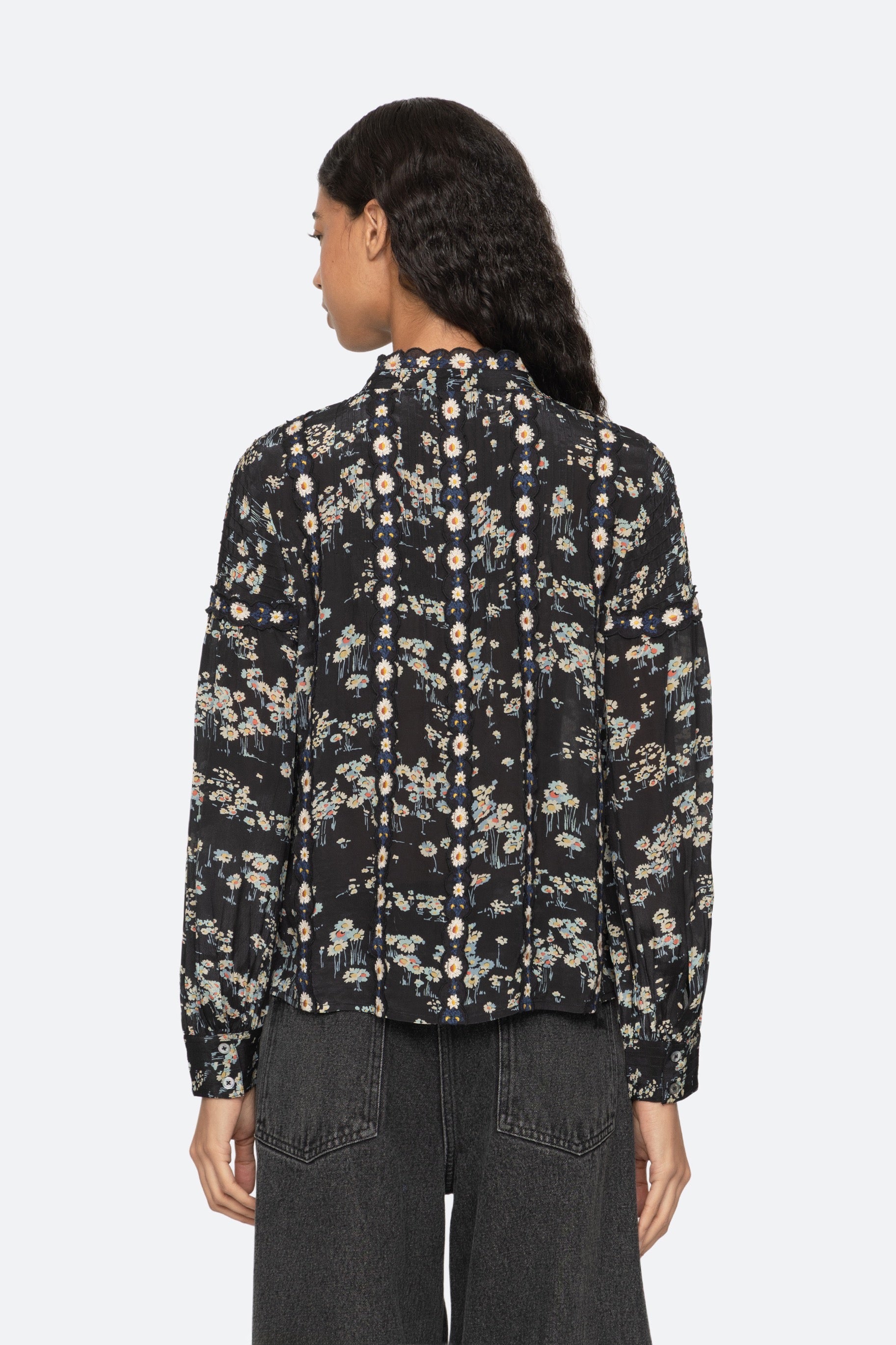 MONA PRINT L/SLV TOP (D1)
