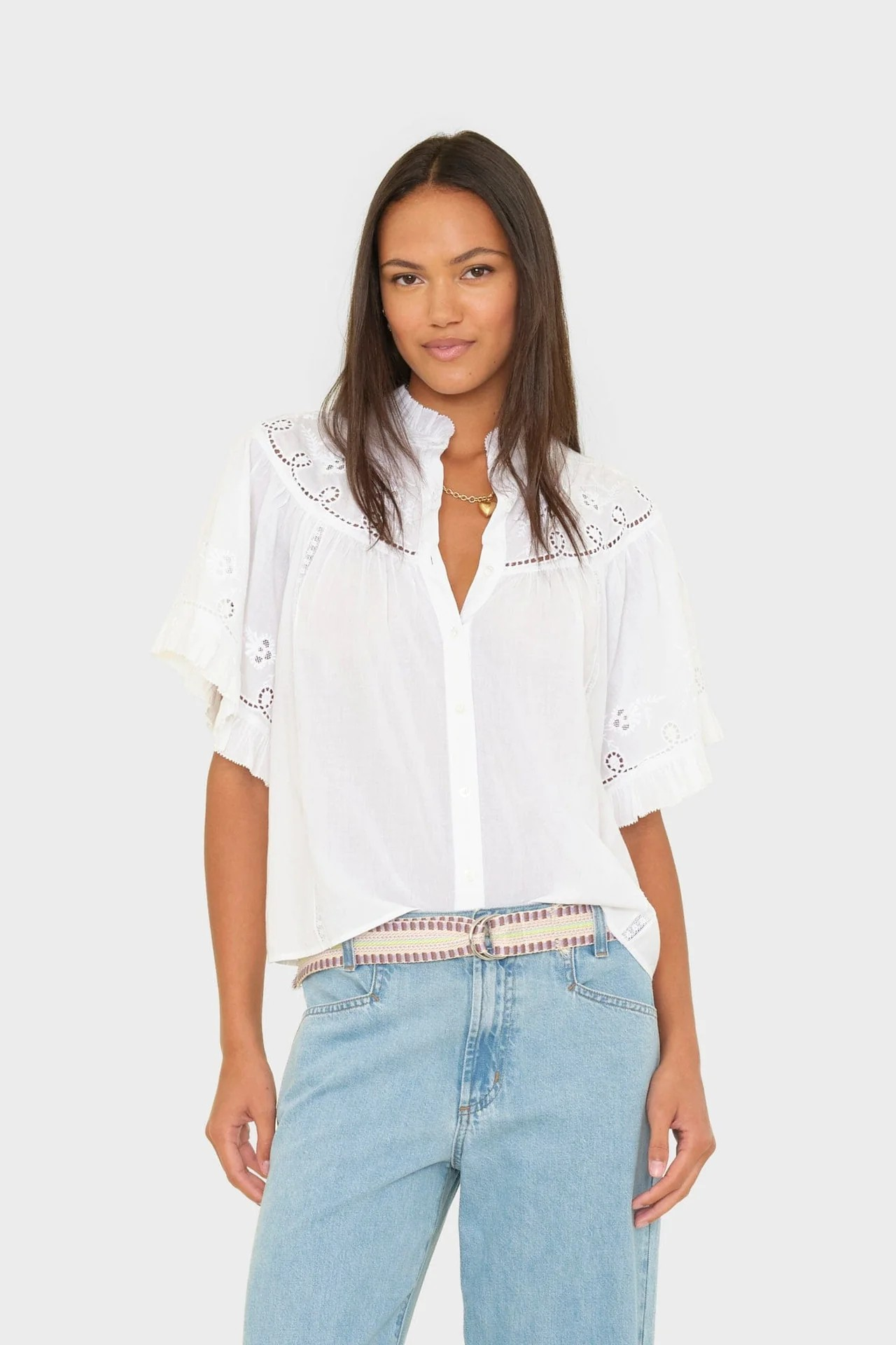 White Mae Shirt
