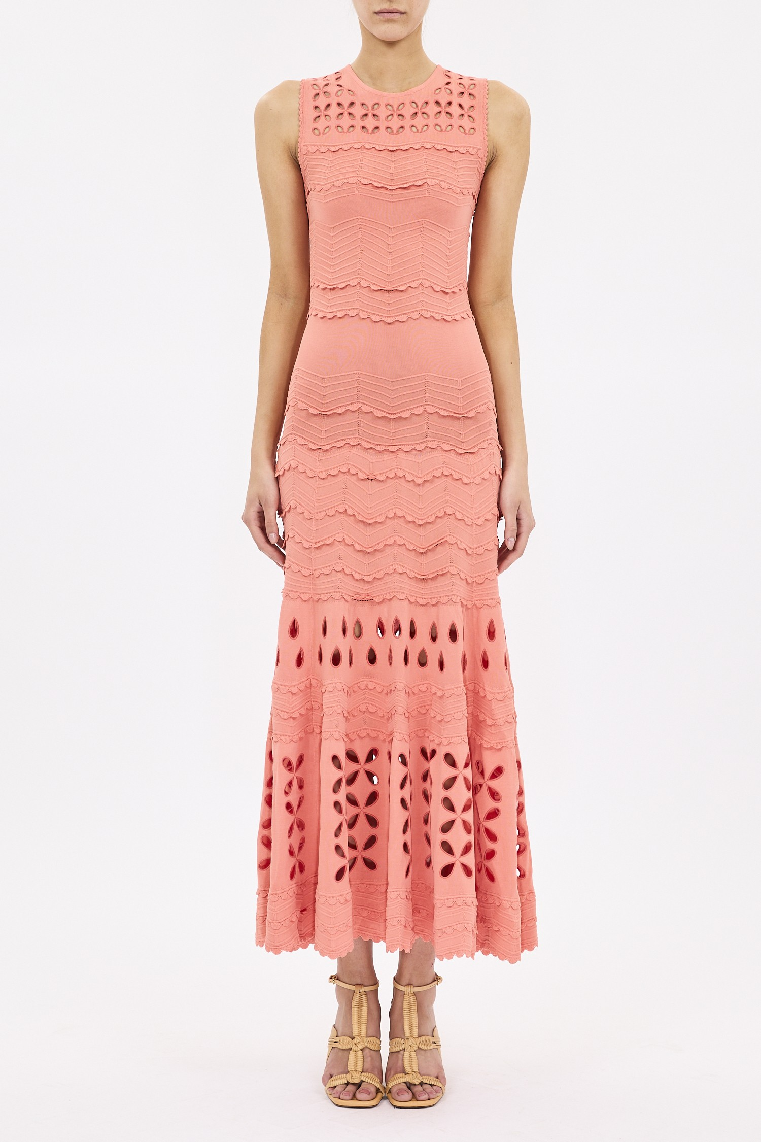 Lakshmi Eyelet Knit Dress