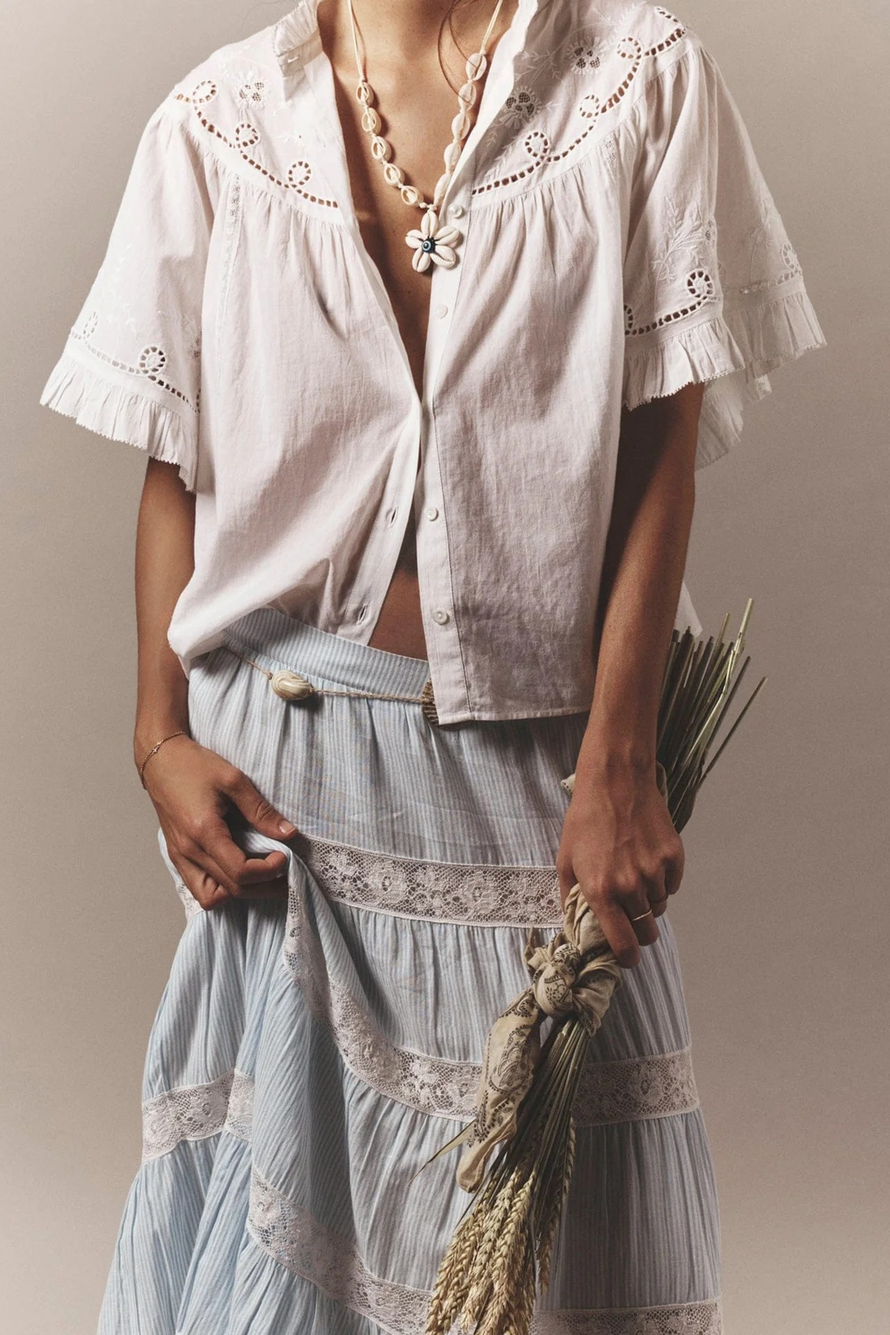 White Mae Shirt