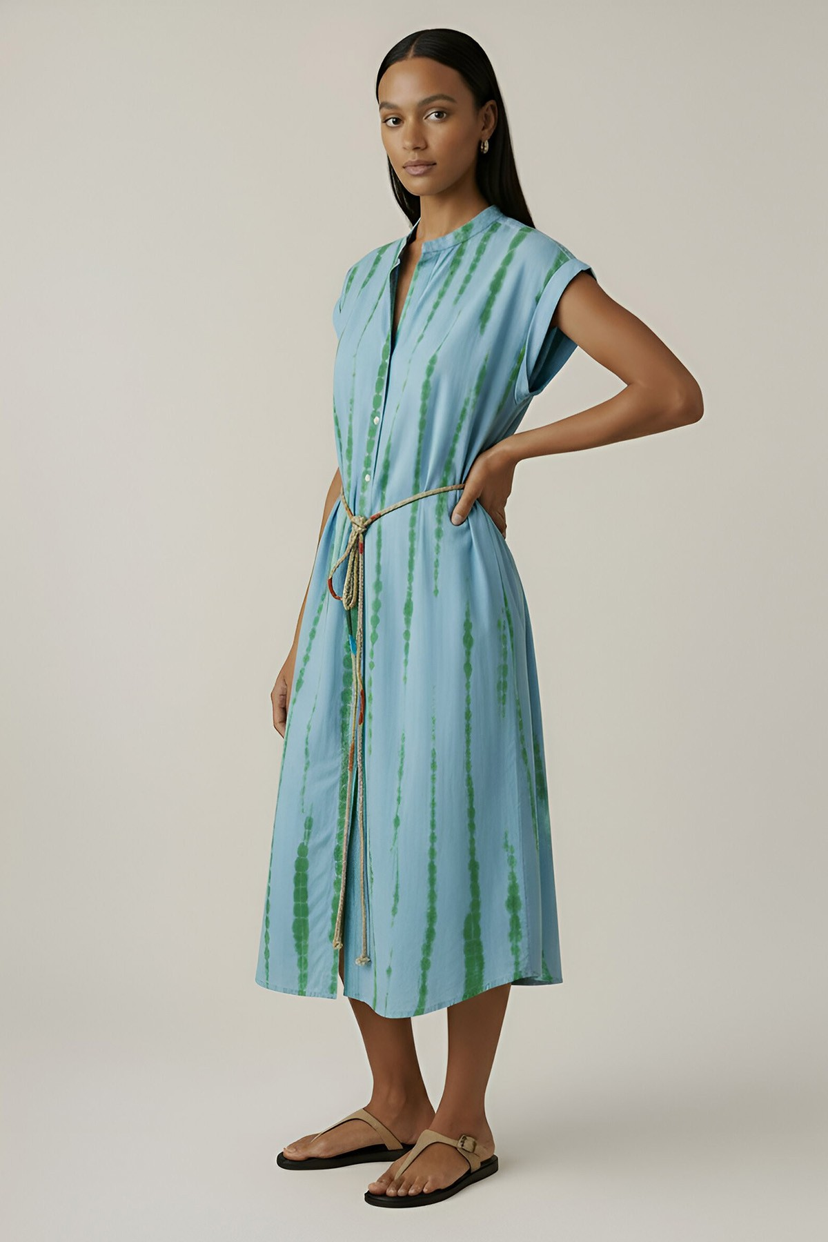 Jada Dress in Sky Blue