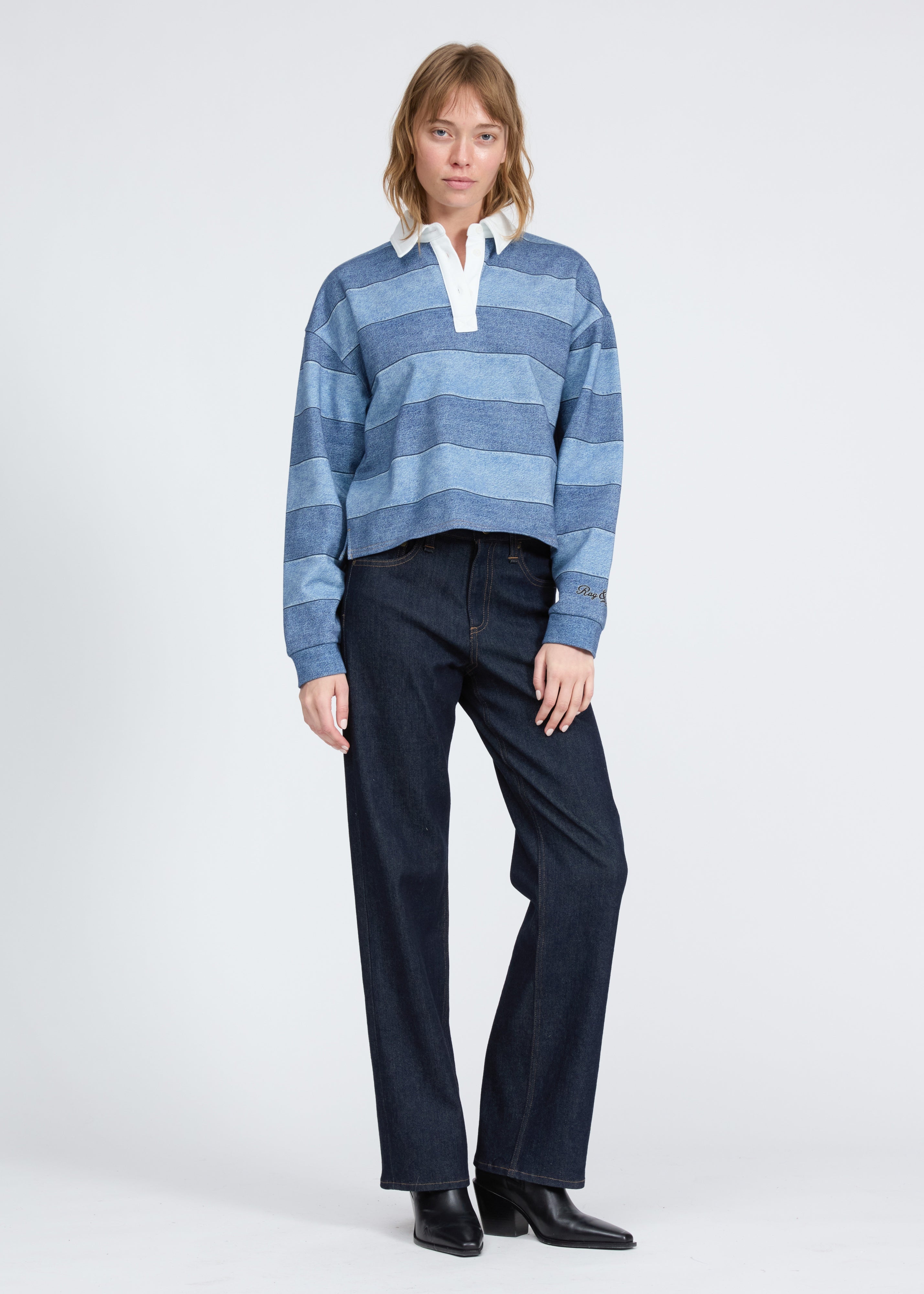 Miramar Cropped Rugby Polo