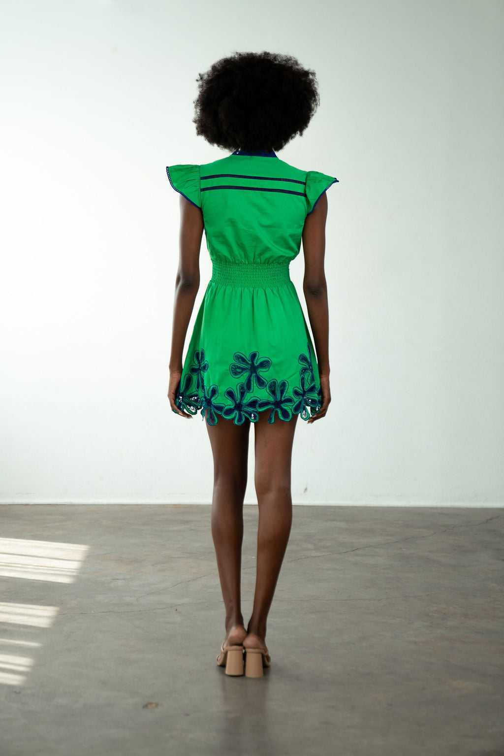 Palermo Short Dress Monstera