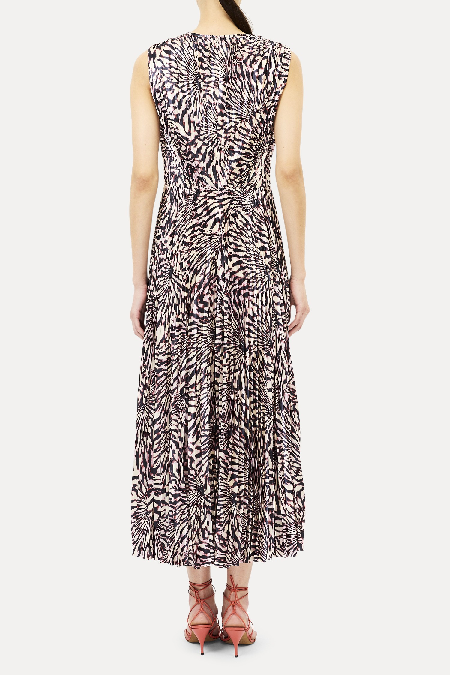 Malin Short Sleeve Satin Dress
