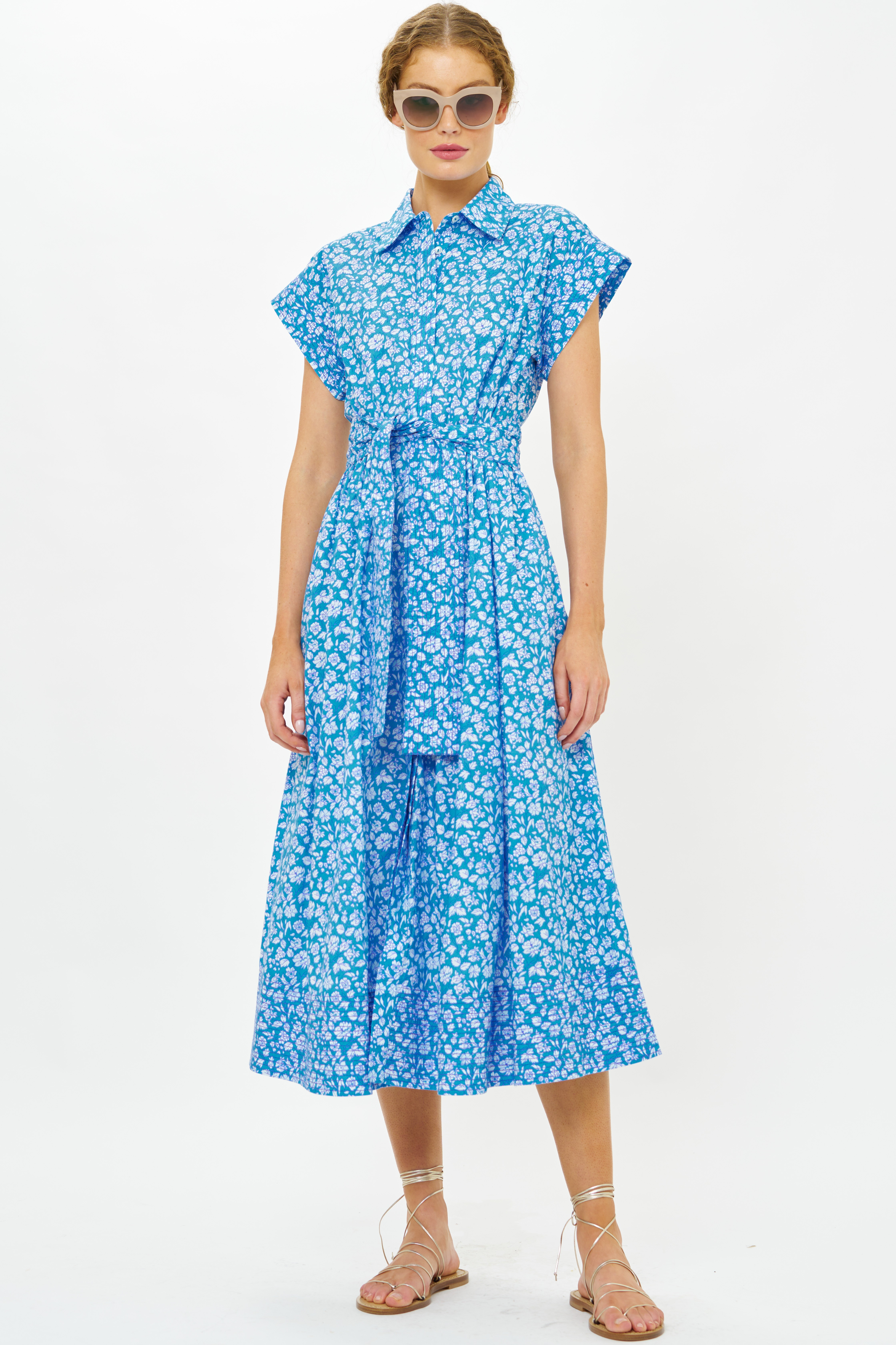 Belted Shirt Dress